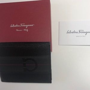 Brand New Salvatore Ferragamo Fondente Mens Wallet